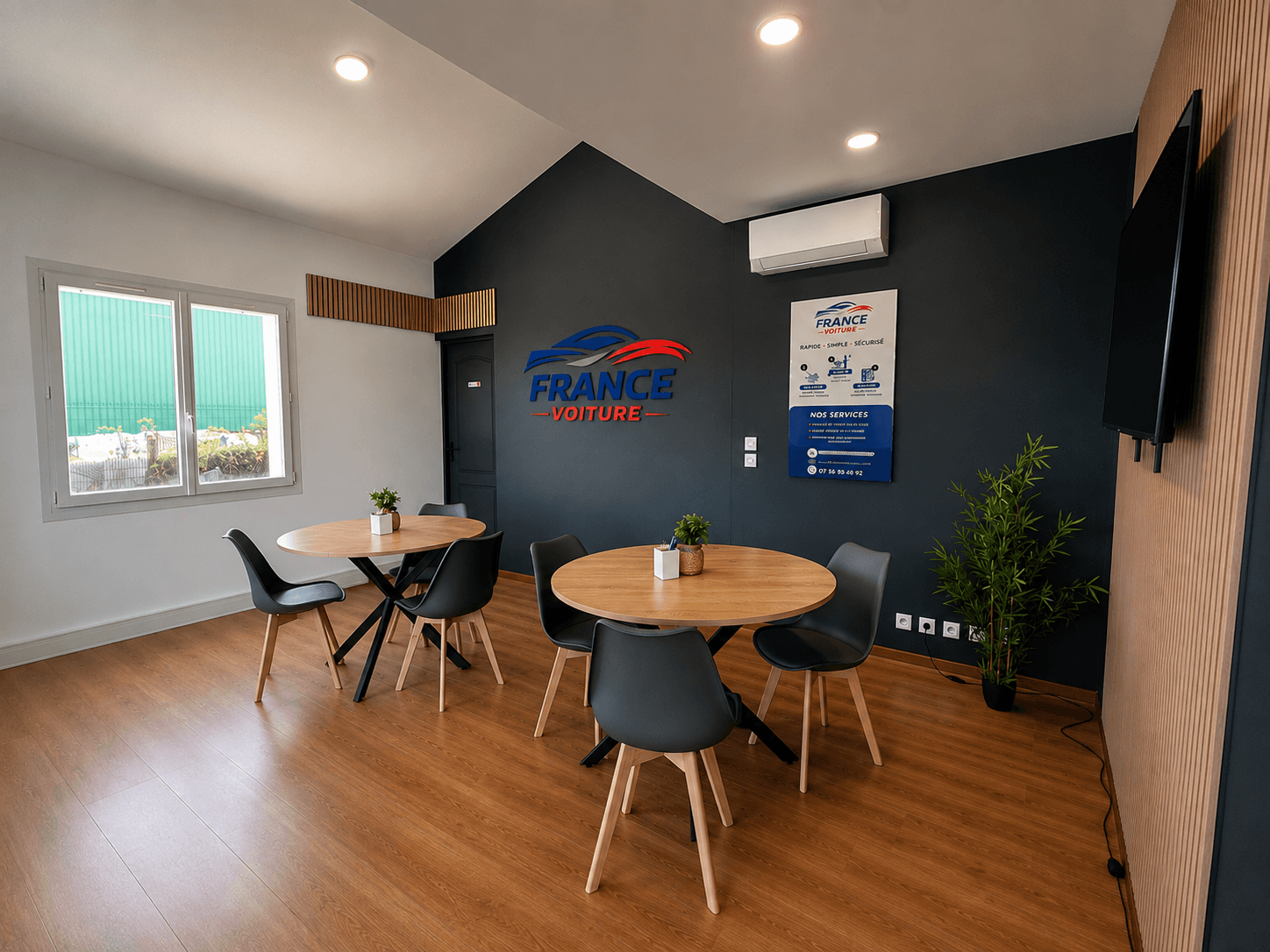 Intérieur de l'agence France Voiture